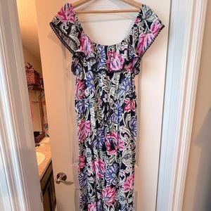 Loft Floral Maxi Dress